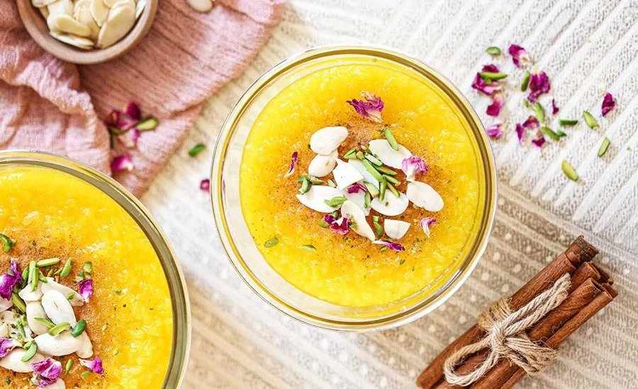 زعفران در شله زرد